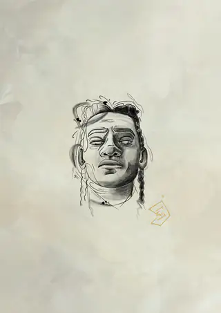 Flash tattoo Dark Miles