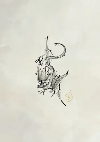 Flash tattoo Dragon 4