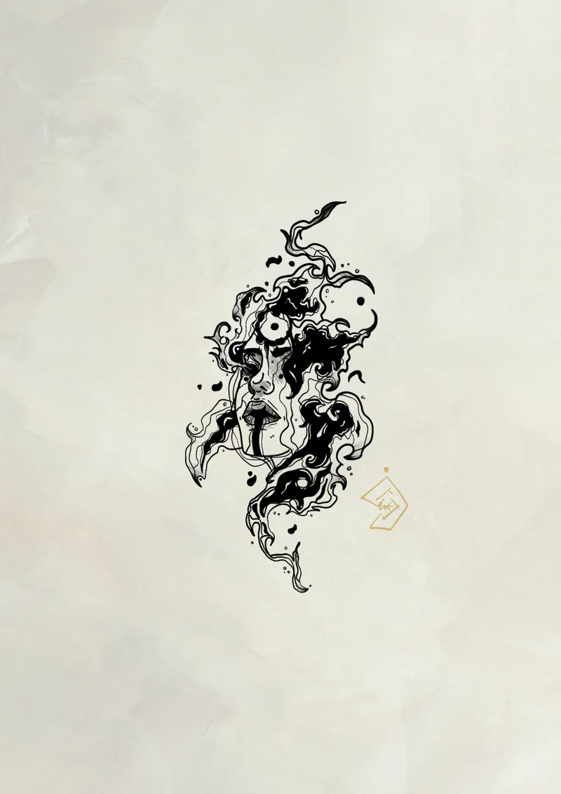 Flash tattoo Femme 3