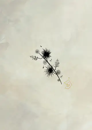 Flash tattoo Fleur 1