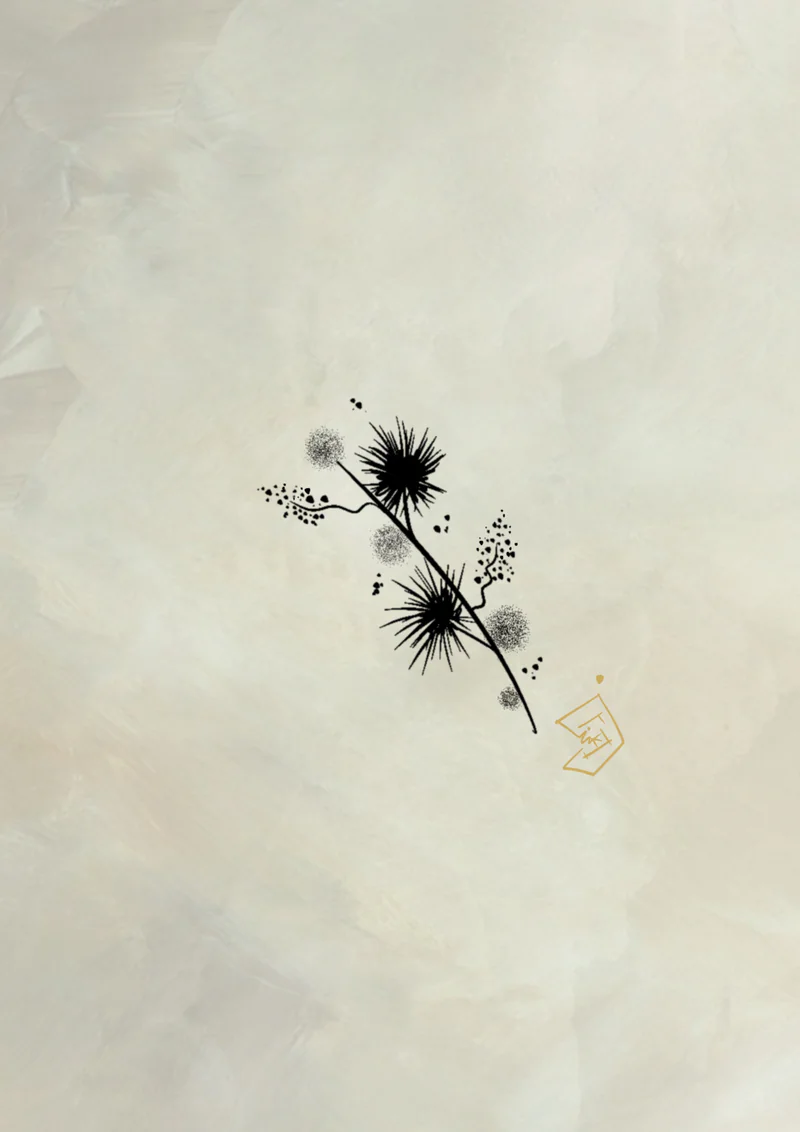 Flash tattoo Fleur 1