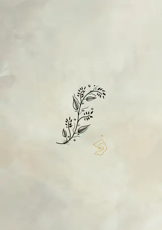 Flash tattoo Fleur 2