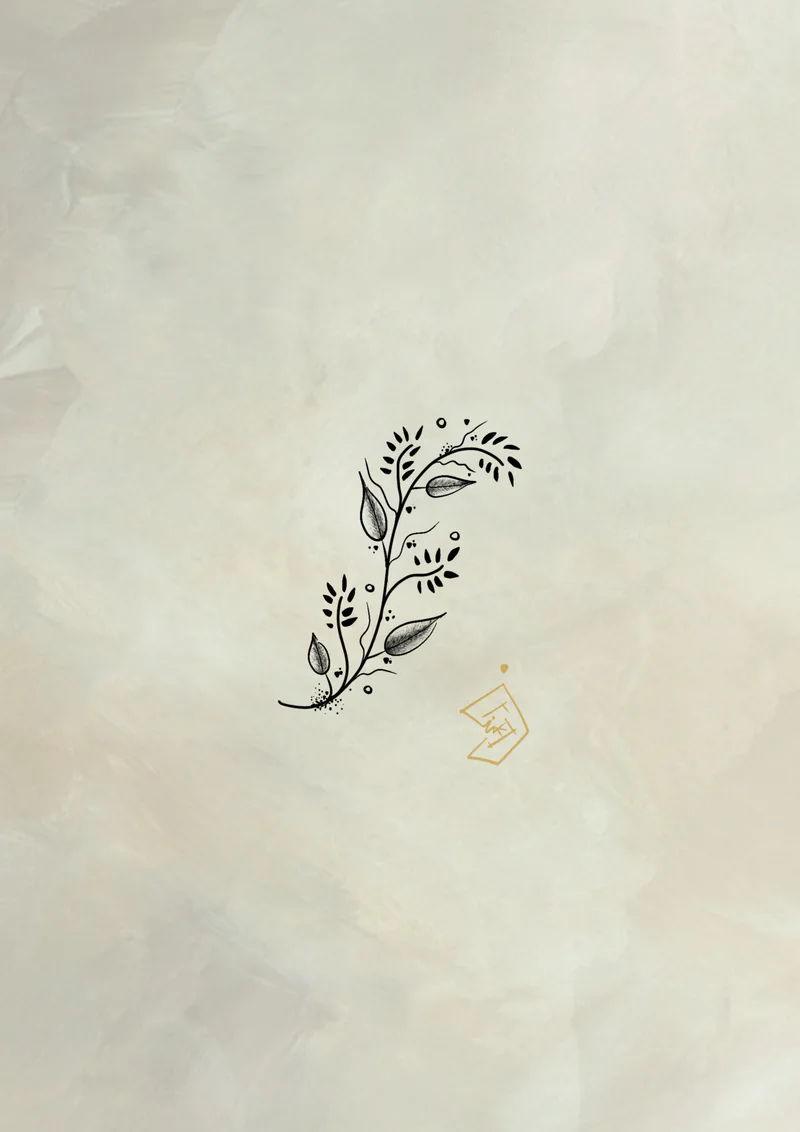 Flash tattoo Fleur 2