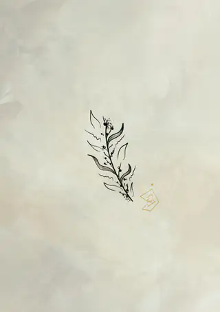 Flash tattoo Fleur 3