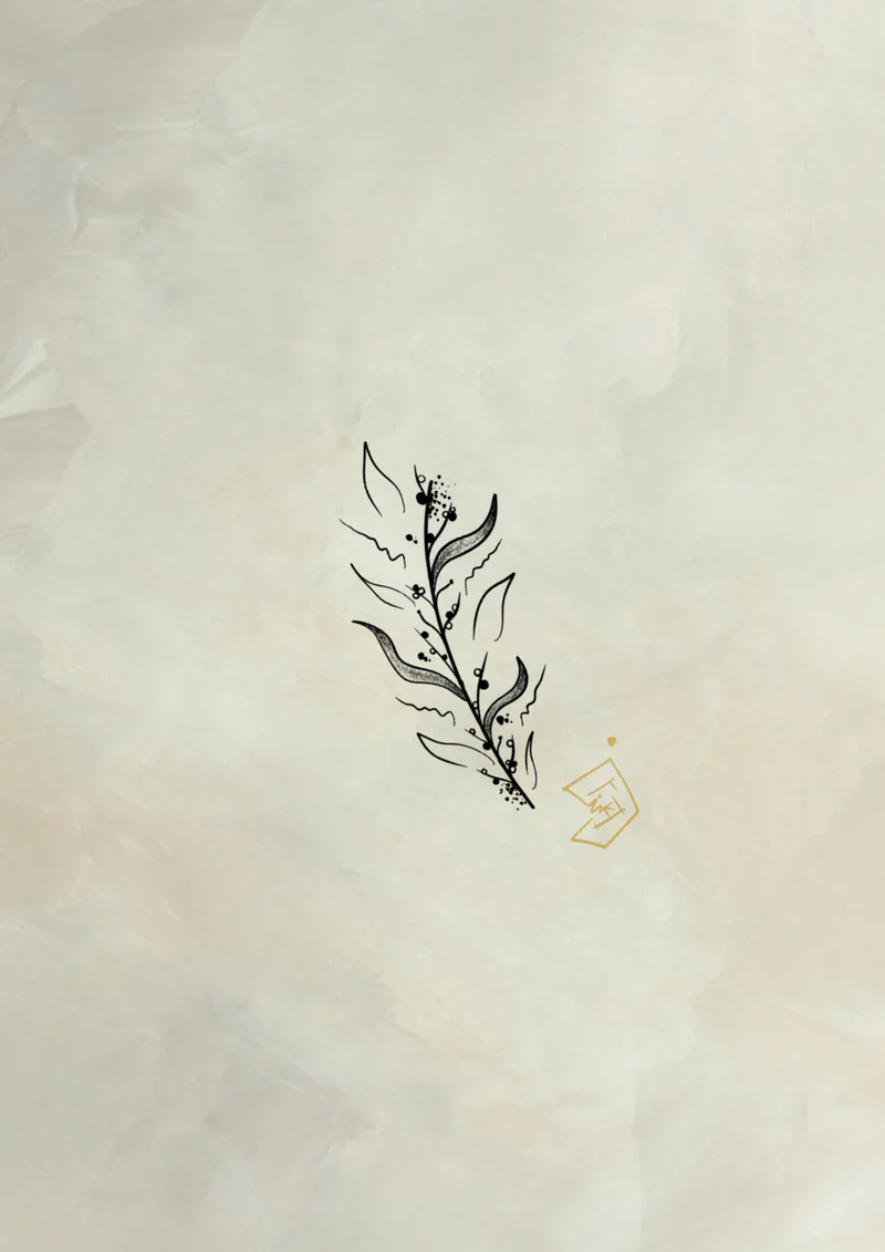 Flash tattoo Fleur 3