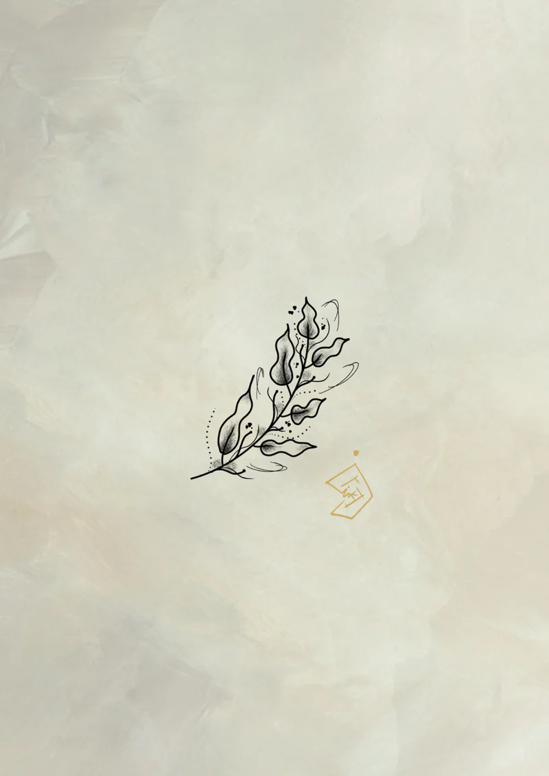 Flash tattoo Fleur 4