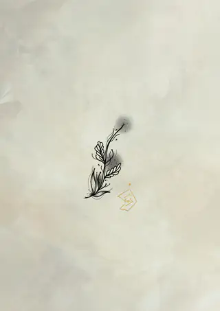 Flash tattoo Fleur 6