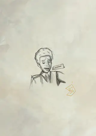 Flash tattoo Miles Morales