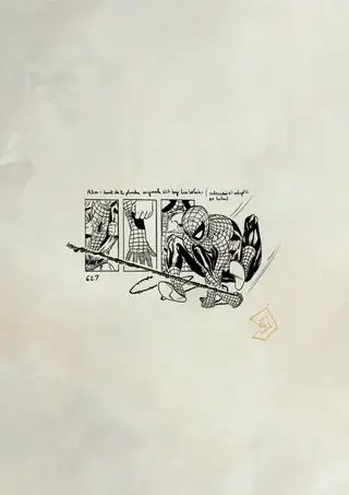 Flash tattoo Spider Jump