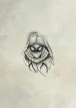 Flash tattoo Spider Woman