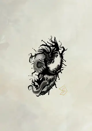Flash tattoo Venom