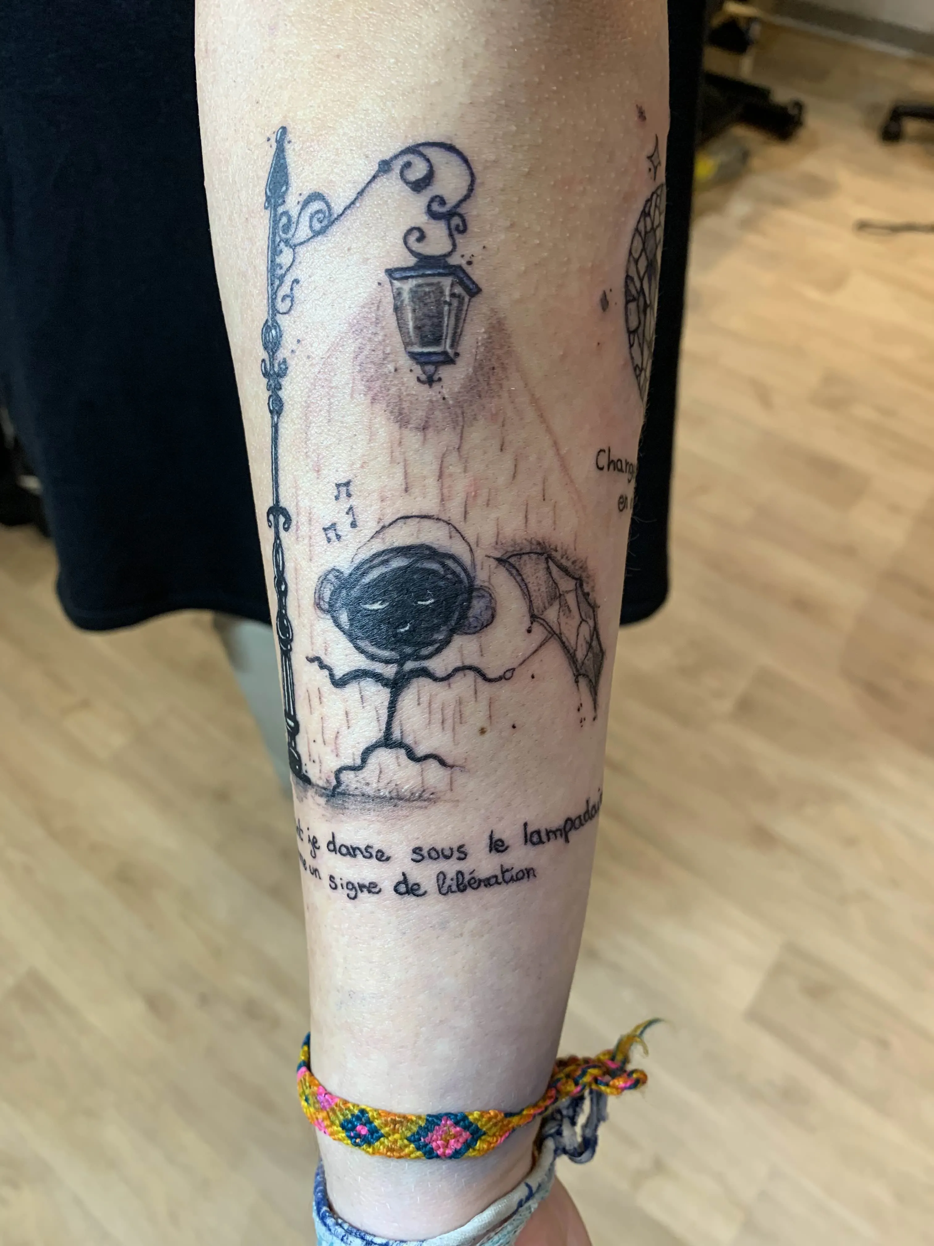 Tatouage blackwork ornemental Chambéry